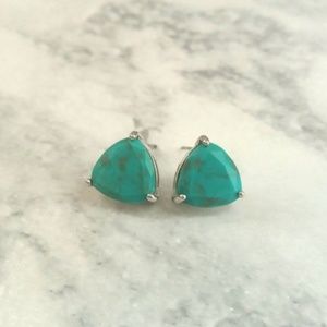 Vince Camuto Stone Triangle Stud Earrings